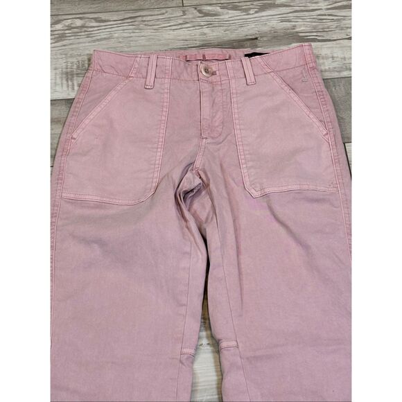 Banana Republic pink and cream utility pants size 0 - Picture 13 of 15
